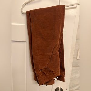 Brown corduroy pants